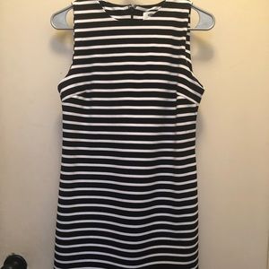 Old Navy sleeveless black with white stripes